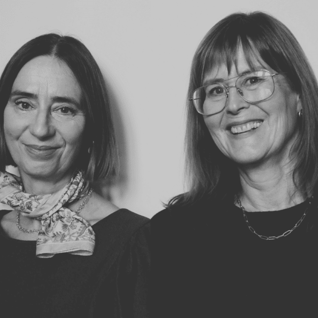 Professional Writing Academy founders Christina and Susannah (black and white)